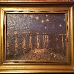Masterpiece on Canvas Starry Night Over The Rhone